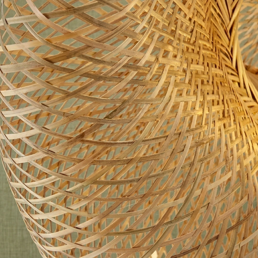 Takeami Pendant Light — Hand-Woven Bamboo Lantern