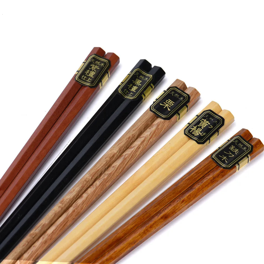 Hashi Gift Set — 5 Pairs of Japanese Chopsticks