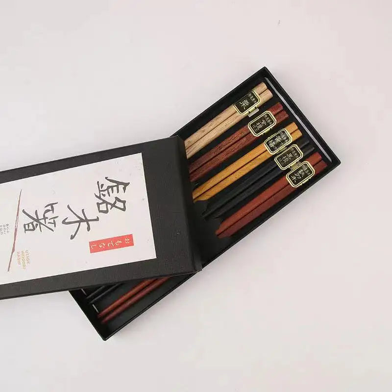Hashi Gift Set — 5 Pairs of Japanese Chopsticks