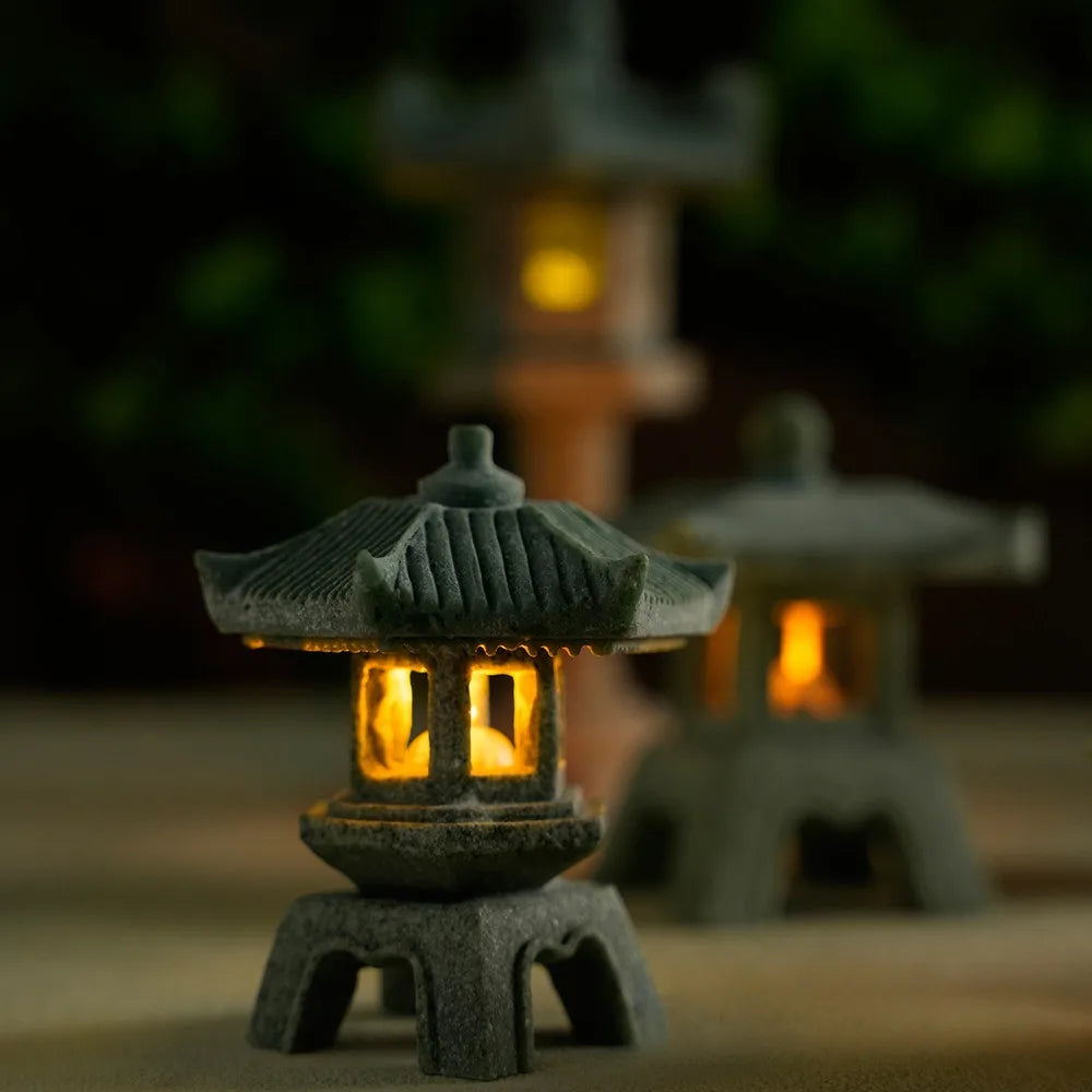 Tōrō Lantern — Zen Stone Ornament