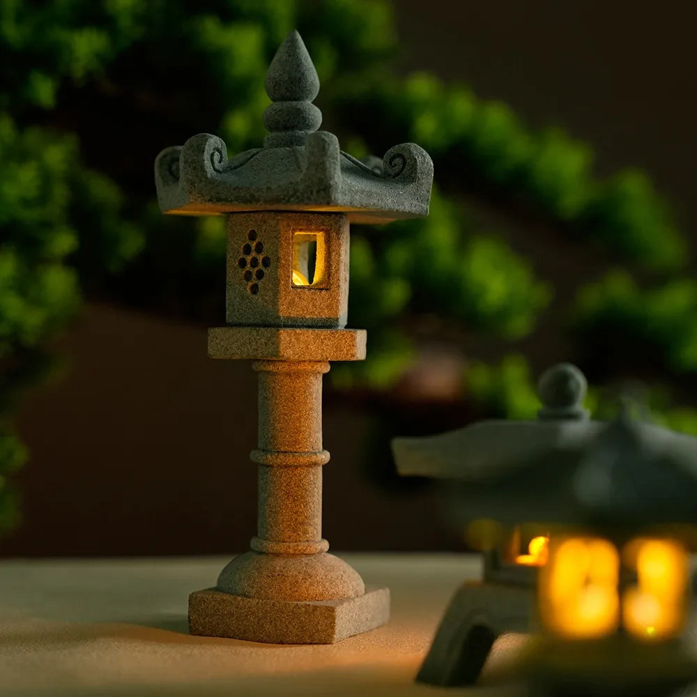 Tōrō Lantern — Zen Stone Ornament