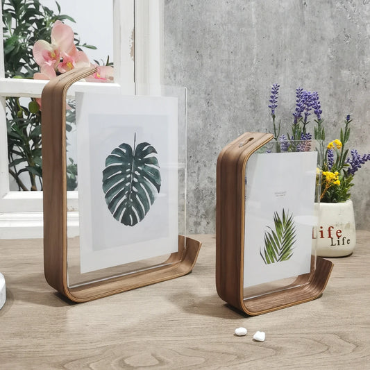 Mori Frame — L-Shaped Wood & Acrylic Display