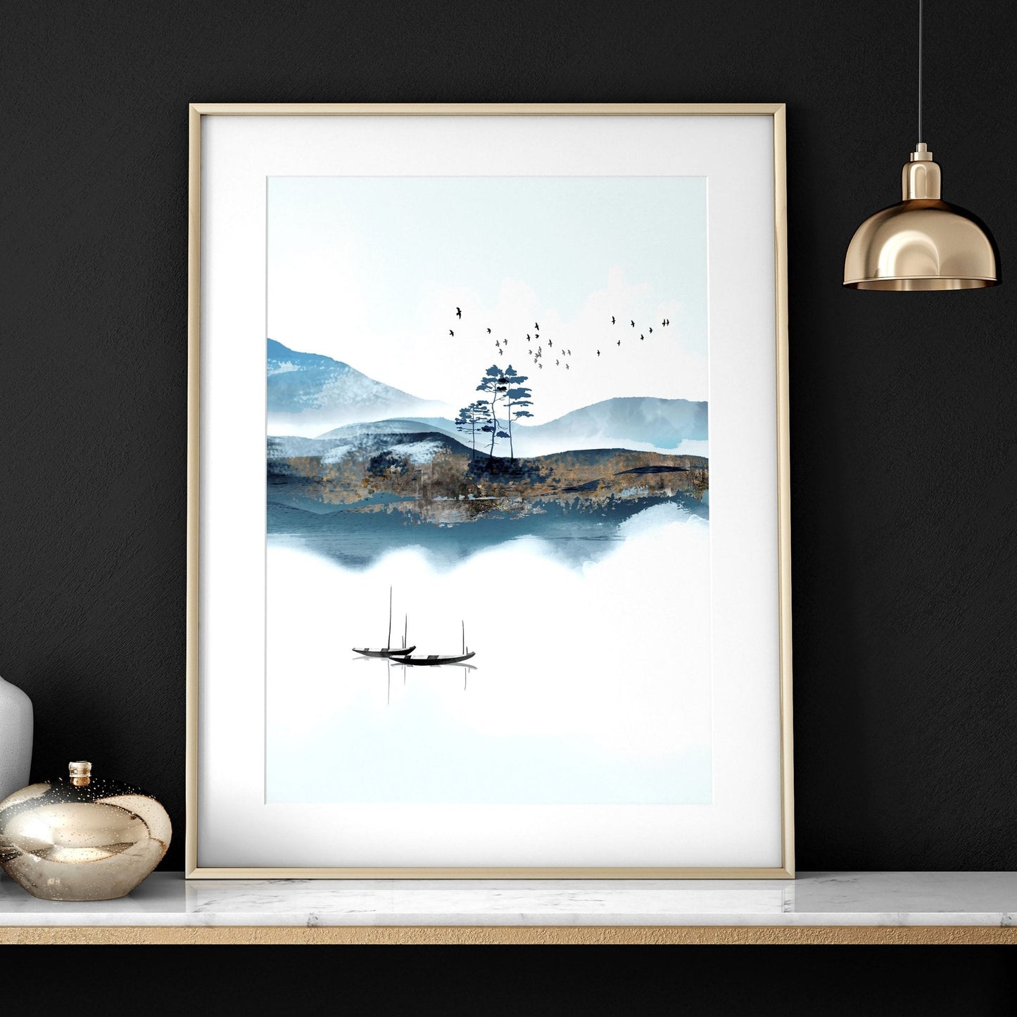 Suisei Triptych — Teal Waters Print Set