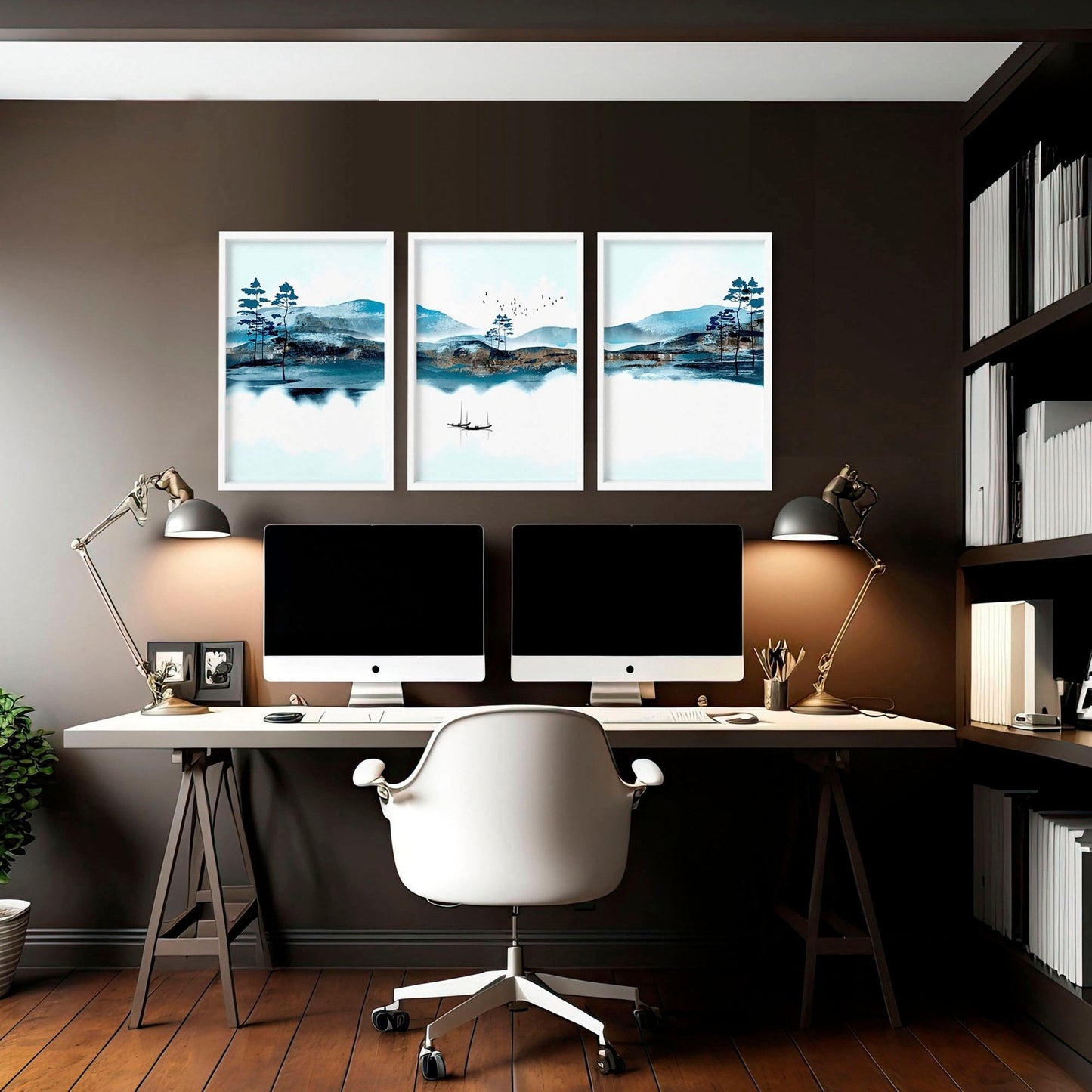 Suisei Triptych — Teal Waters Print Set
